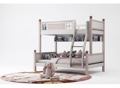 Doppelstockbett Etagenbett Hochglanz Natur Hochbett Kinderbett Etage Betten Bett
