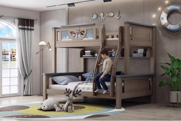 Doppelstockbett Kinder Jugend Zimmer Möbel Holz Etagen Hoch Bett Doppel Betten
