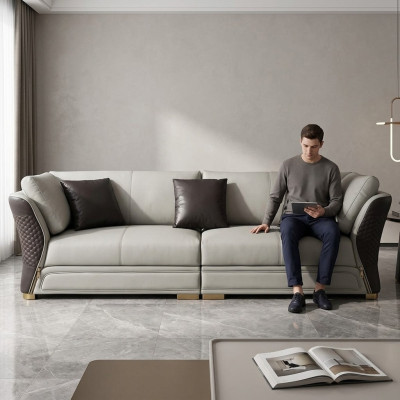 Viersitzer Neu Design Sofa 4 Sitzer Wohnzimmer Couch Couchen Polster