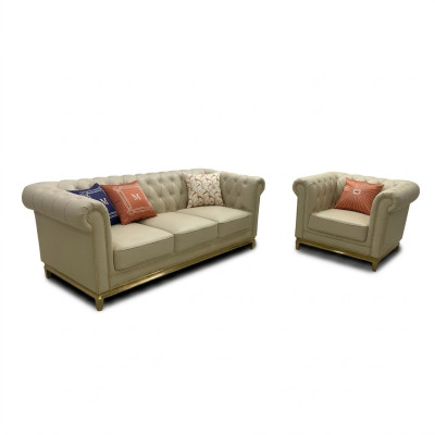 Klassische Luxus Chesterfield 3+2+1 Sitzer Sofa Set Polstermöbel Sofas Sofas Neu