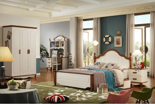 Komplett Set Bett Nachttisch Kleiderschrank Designer Schlafzimmer Möbel Neu 5tlg