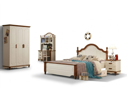 Komplett Set Bett Nachttisch Kleiderschrank Designer Schlafzimmer Möbel Neu 5tlg