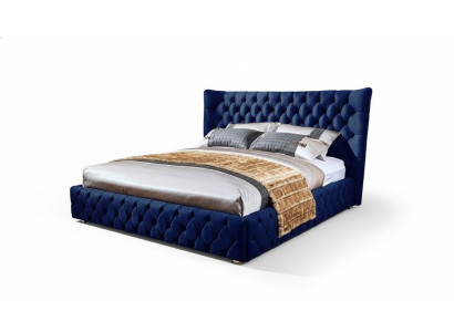 Betten Chesterfield Desi180x200gn Doppelbett Möbel Polster Textil Blau  Bett Neu
