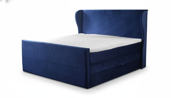 Designer-Doppelbett im modernen Stil mit Minimalismus-Elementen
