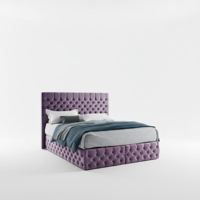 Schlafzimmer Bett Betten Polster Doppel Ehe Hotel Luxus Leder Moderne