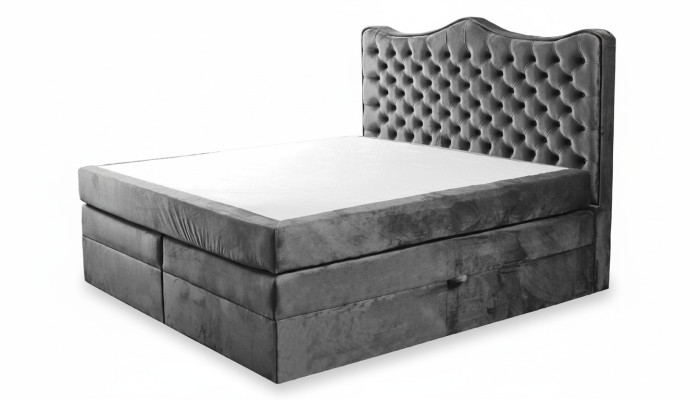 Boxspringbett Betten Polster Bett Hotel Leder Textil Stoff 180x200cm Samt Möbel
