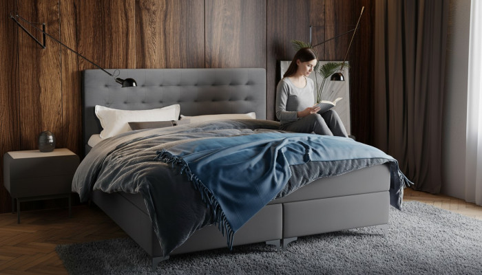 Schlafzimmer Möbel Bettgestell 180x200 Luxus Design Bett Doppel Betten Polster