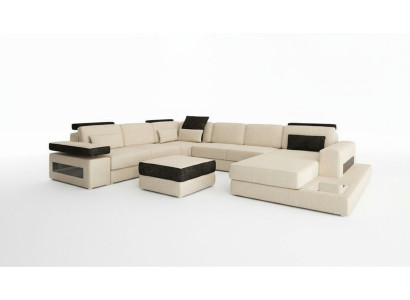 XXL Wohnlandschaft Sofa Couch Polster Sofa Ecke Designer U-Form Ecksofa Neu