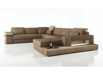 Eck Sofa Couch Polster Wohnlandschaft U Form Ecksofa Wohnlandschaft Neu