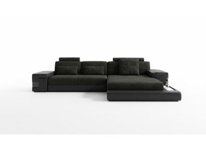 Ecksofa Sofa L-Form Textilsofa Couch Wohnlandschaft Esk Moderne Sofas