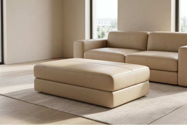 Ottomane Sitzhocker Sitzpouf Designer Hocker Polster Wohnzimmer Bank Fußhocker