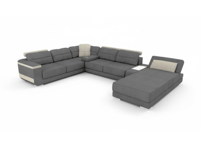 Wohnlandschaft Ecksofa Leder Eck Sofas Neu U Form Sofa Couch Polster Couchen Neu