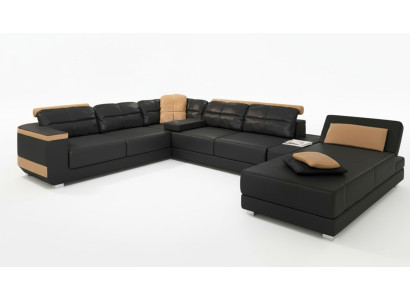 Modern Sofas Wohnlandschaft Ecksofa Stoff U-Form Couch Design Polster Textil Eck
