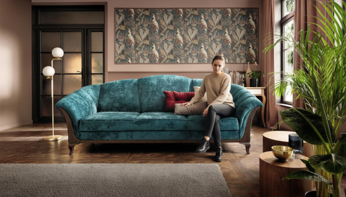 Schlafsofa Dreisitzer Modern Stil Möbel Sofas 3 Sitzer Modernes Sofa Couchen Neu