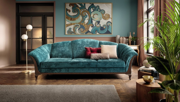 Schlafsofa Dreisitzer Modern Stil Möbel Sofas 3 Sitzer Modernes Sofa Couchen Neu