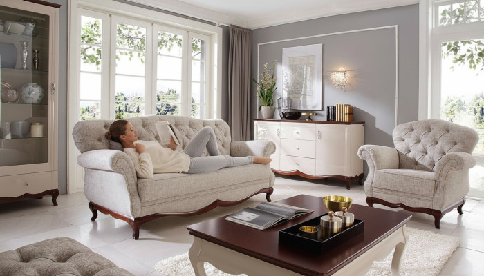 Schlafsofa Dreisitzer Modern Stil Wohnzimmer Sofa 3er Designer Möbel Couchen Neu