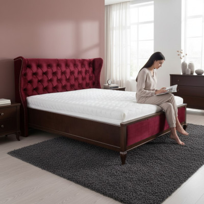 Schlafzimmer Bett Polster Design Möbel Luxus Doppel Hotel Betten Modern Stoff