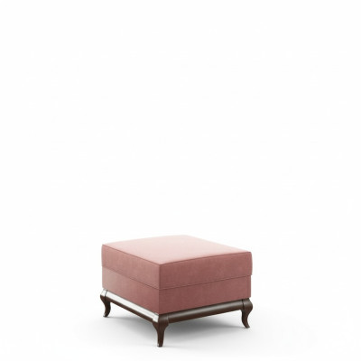 Hocker Quadratische Ottomane Fußhocker 60 x 45 cm Designer Hocker Rosa