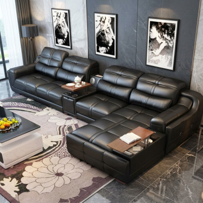 Sofa Couch Ecksofa L-form Polster Modern Relax Sitz Luxus Möbel Wohnlandschaft
