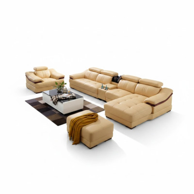 Wohnlandschaft Luxus Eckgarnitur Ecksofa L-form Polster Modern Relax Sitz Möbel