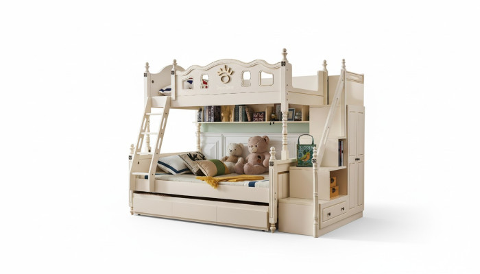 Etagenbett Bett Doppelstock Hochbett Kinder Betten Holz Klassische Möbel Zimmer