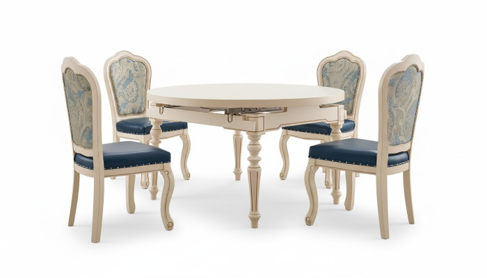 Runder Barock Esstisch Tisch Klassische Esstische Möbel Tische Holz Möbel Neu