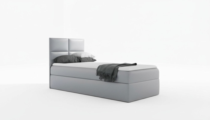 Bett Bettkasten Schlafzimmer Design Hotel Single 80 cm Jugendbett Boxspringbett