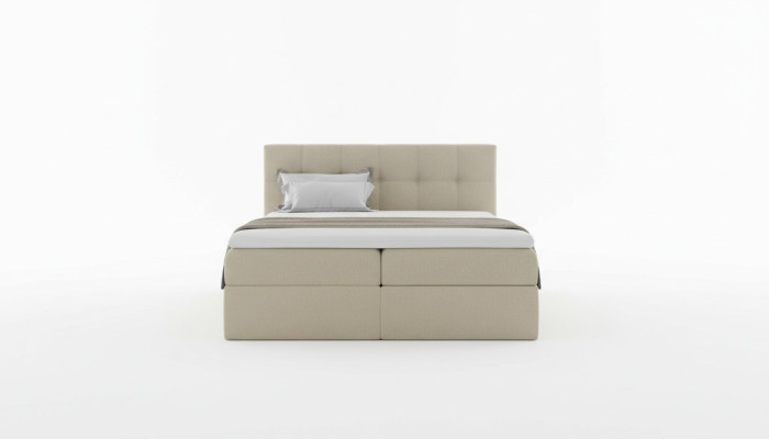Stoff Boxspringbett Textil Design Doppel Hotel Schlafzimmer Modern Bett Betten
