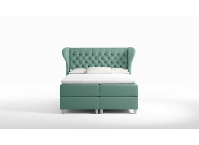 Bett Chesterfield boxspring möbel betten king size samt hotel neu schlafzimmer