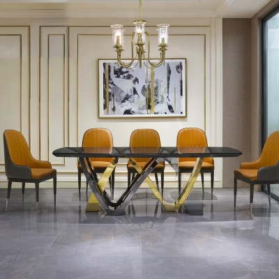 Esszimmer Säulen Tische Italienische Möbel Restaurant Esstisch Tisch Luxus Neu