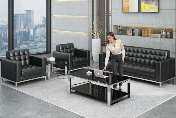 Büro Möbel Sofagarnitur 321 Sitzer Garnitur Polstersofa Sitz Design