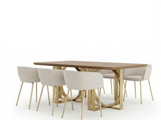 Stühle Sessel Esszimmerstuhl Esszimmer Stühl Stoff Lehn Holz Luxus Sitz Neu