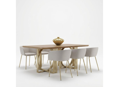 Gruppe Sessel Esszimmerstuhl Esszimmer Stühle Lehnstuhl Garnitur Set 6 Sessel