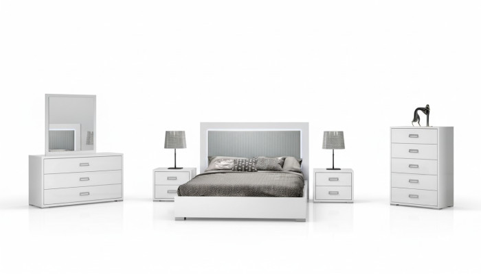 Moderná drevená nočná skrinka set do spálne