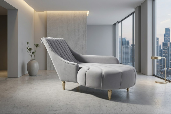 Chaiselounge Antik Stil Sofa Liege Couch Liegen Chaise Textil Modern 2080 Möbel