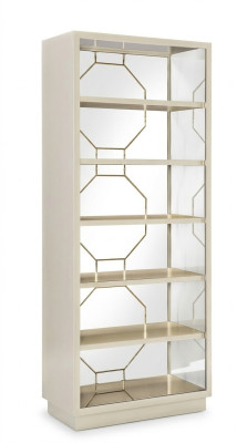 Regal Trennwand Regale Sideboard Vitrine Edelstahl Holz Luxus Einrichtung Möbel