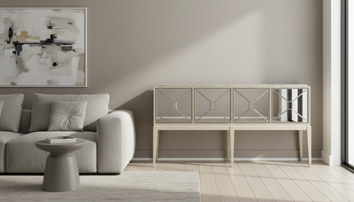 Wohnzimmer Holz NEU Modern Luxus Design Kommode Möbel Sideboard