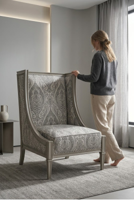 Polster Gastro Stühle Sessel Design Lounge Club Stuhl Esszimer Lehn Relax Möbel