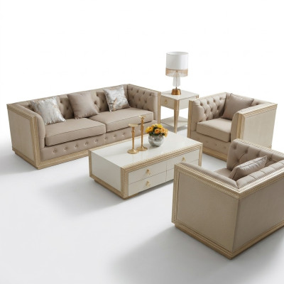 Wohnzimmer Tisch Holz Design Tische Modern Couchtisch Beistelltisch Sofa Möbel