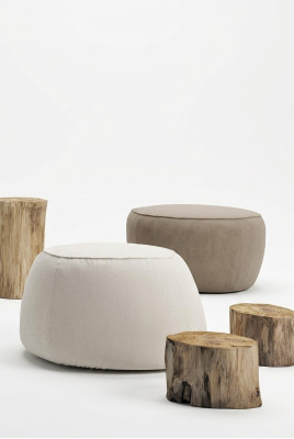 Sitzhocker Hocker Pouf Puff Sitzpouf Fußhocker Ottomane Samt 50x67m Textil