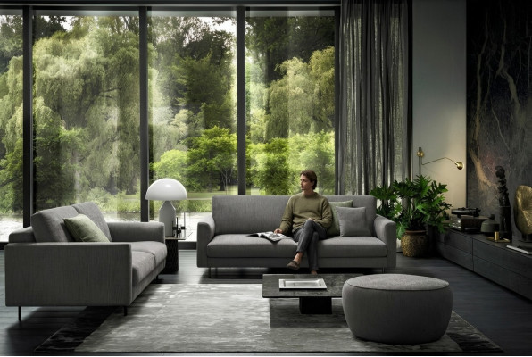 Luxus Möbel Wohnzimmer Sofas Sofa 3 Sitzer Modern alfitalia Couchen Italien Neu