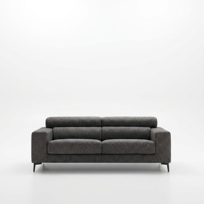 Moderne 3er Sitz Sofas Zimmer Möbel Grau Design Dreisitzer Couch Polster Sofa