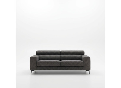 Moderne 3er Sitz Sofas Zimmer Möbel Grau Design Dreisitzer Couch Polster Sofa