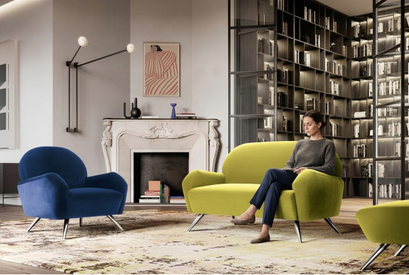 Design Sofa Moderne Couchen Set Büroeinrichtung Sofagarnitur 2+1 Italien Möbel