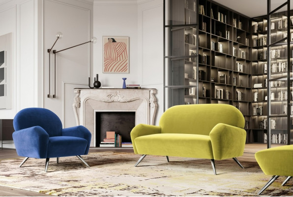Design Sofa Moderne Couchen Set Büroeinrichtung Sofagarnitur 2+1 Italien Möbel