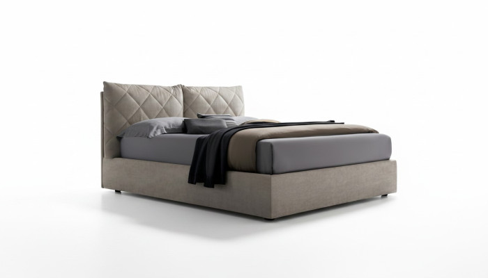 Designer Bett Stoff Hotel Holz Betten Doppel Schlaf Zimmer Luxus Modern Italien