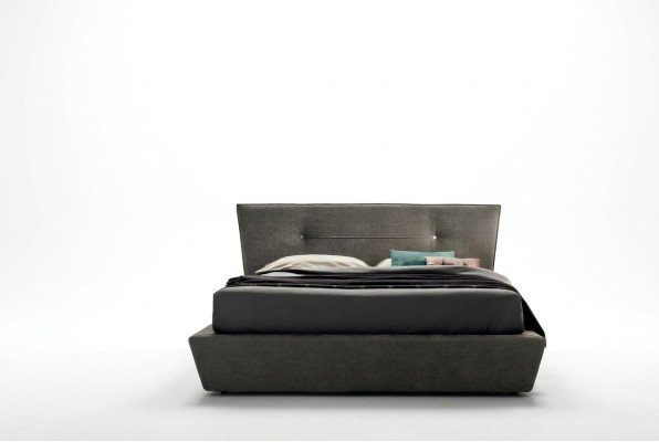 Designer Bett Betten Schlafzimmer Leder Textil Hotel Luxus Samt Polster