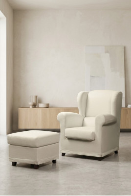 Loungesessel Cocktailsessel Relaxsessel Lehn Polster Sessel + Hocker Clubsessel