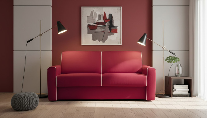 Sofas Zweisitzer Textil Sofa 2 Sitzer Italien Möbel Design Sofas Polster Sofas