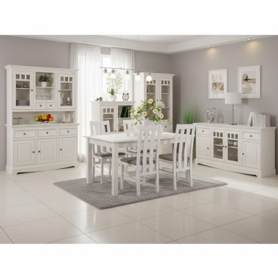Anrichte Vitrine Buffet Schrank Design Landhaus Möbel Italienischer Stil Luxus